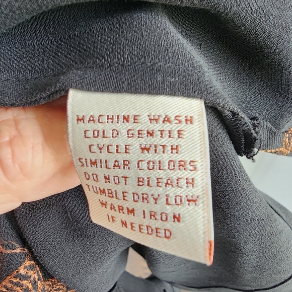 Caribbean Black and Brown Casual Button Down Shirt - Picture 5 of 5